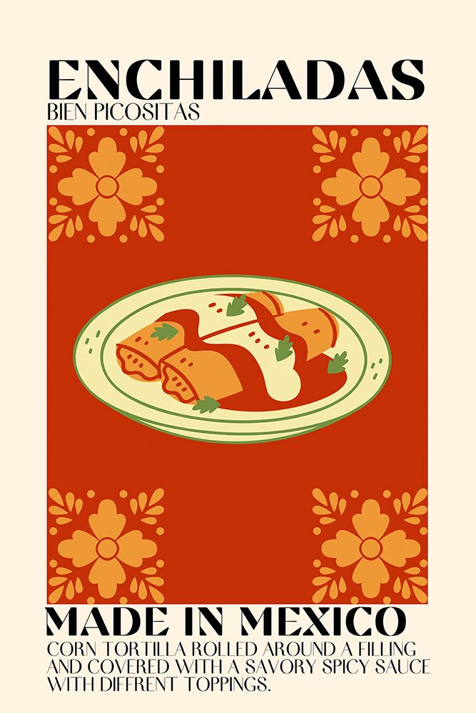 Enchiladas art print by Gaec Studio for $57.95 CAD