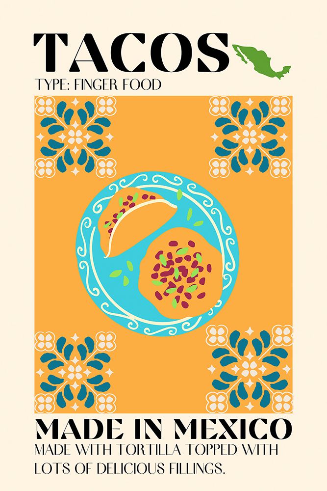 Tacos art print by Gaec Studio for $57.95 CAD