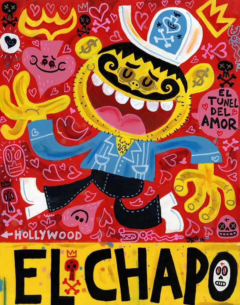 El Chapo art print by Jorge R. Gutierrez for $57.95 CAD