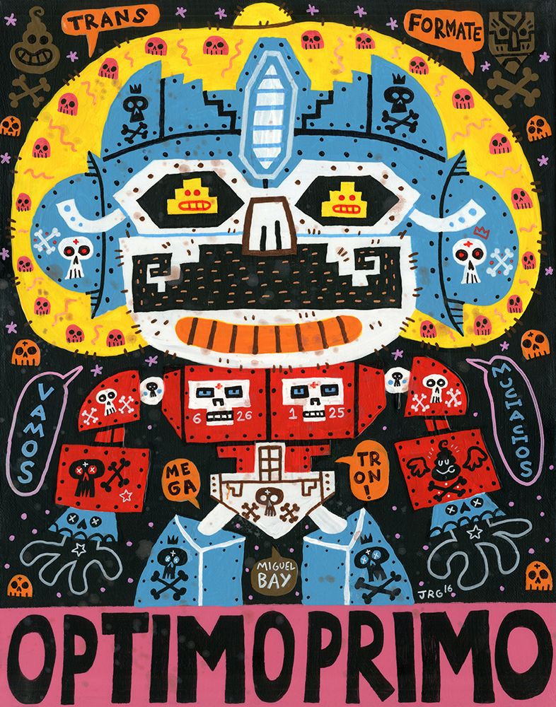 Optimoprimo art print by Jorge R. Gutierrez for $57.95 CAD