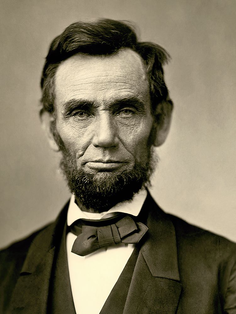 Abraham Lincoln Portrait, 1863 art print by Alexander Gardner for $57.95 CAD