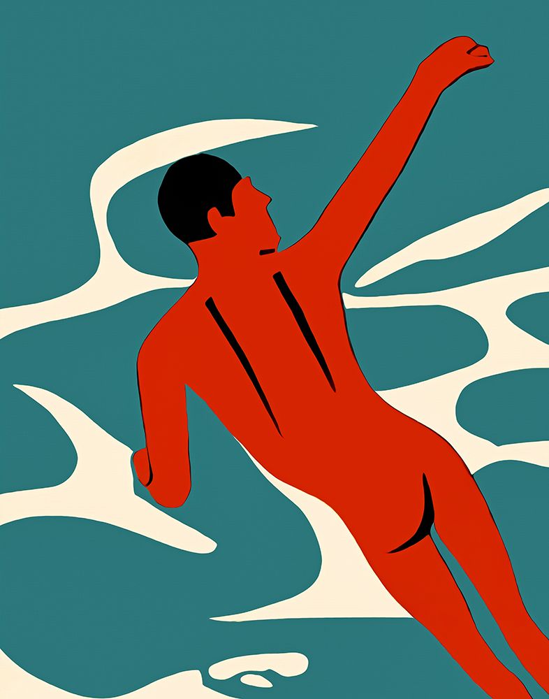 Just Keep Swimming art print by Matt Gold for $57.95 CAD