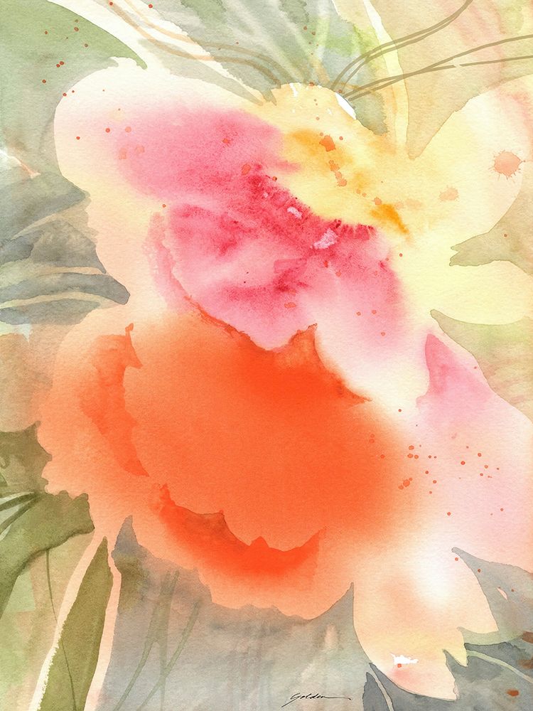 Orange Burst art print by Sheila Golden for $57.95 CAD