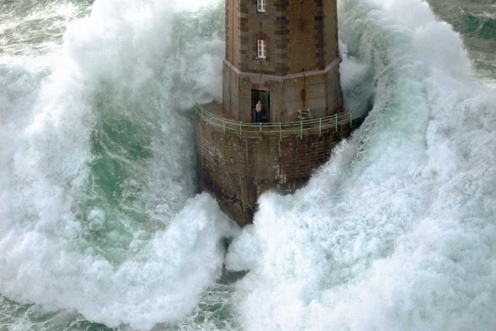 Phares dans la Tempete La Jument art print by Jean Guichard for $57.95 CAD