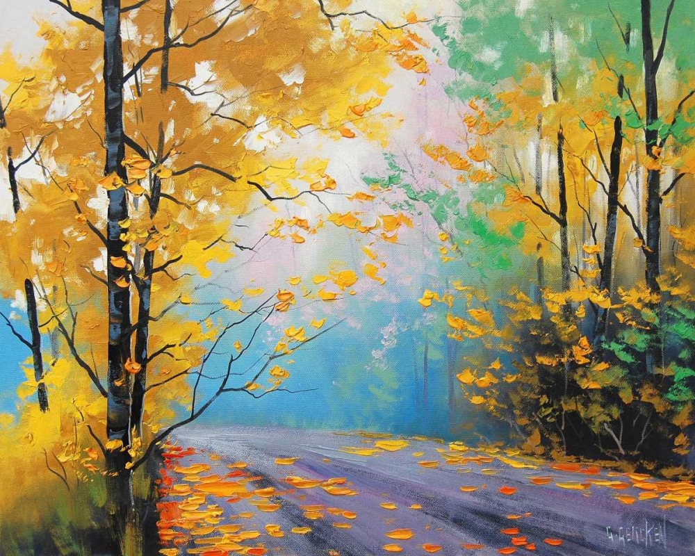 Misty Autumn Day art print by Graham Gercken for $57.95 CAD