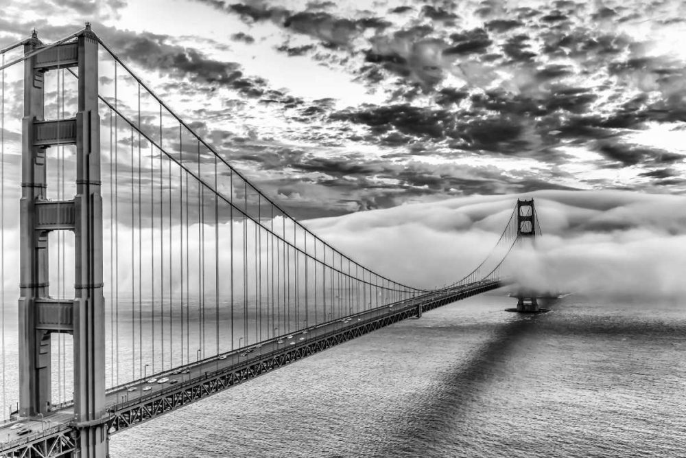 Evening Commute BW art print by Dave Gordon for $57.95 CAD