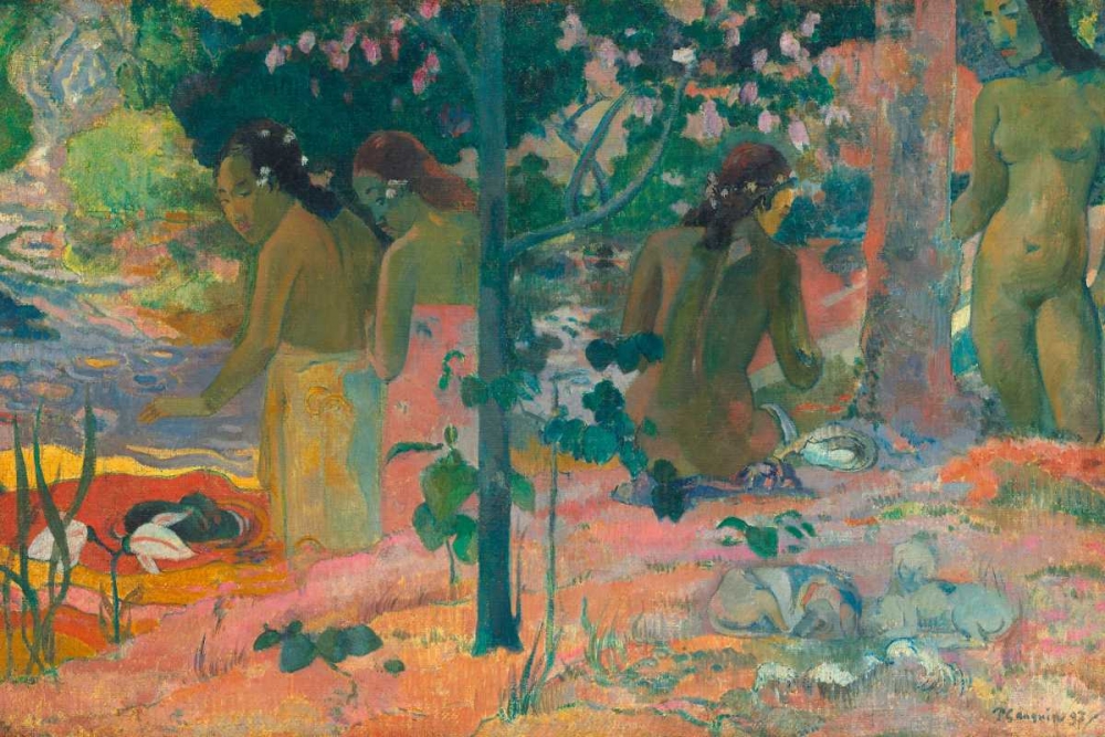 The Bathers art print by Paul Gauguin for $57.95 CAD