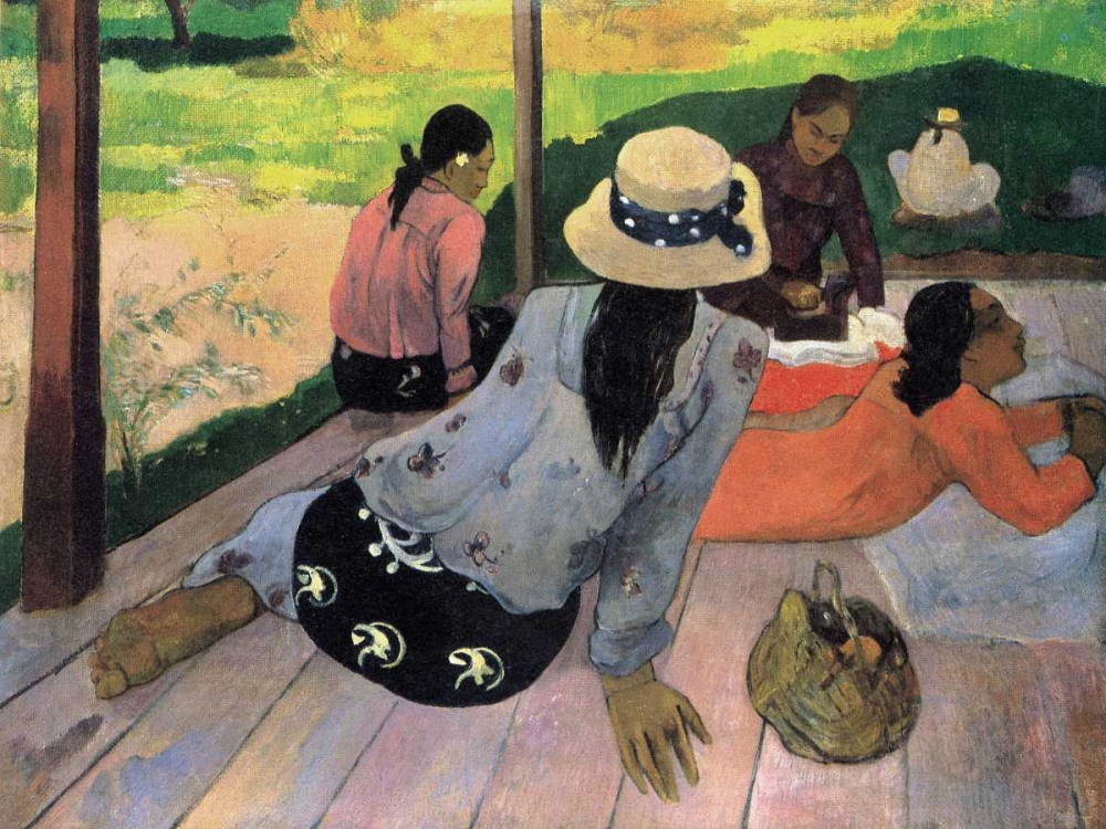 The Siesta art print by Paul Gauguin for $57.95 CAD