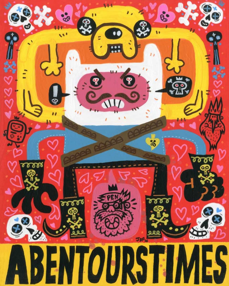 Las Aventuras de Pen art print by Jorge R. Gutierrez for $57.95 CAD