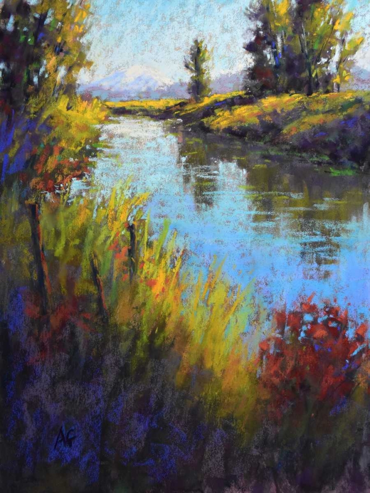 Looking down the Slough art print by Alejandra Gos for $57.95 CAD