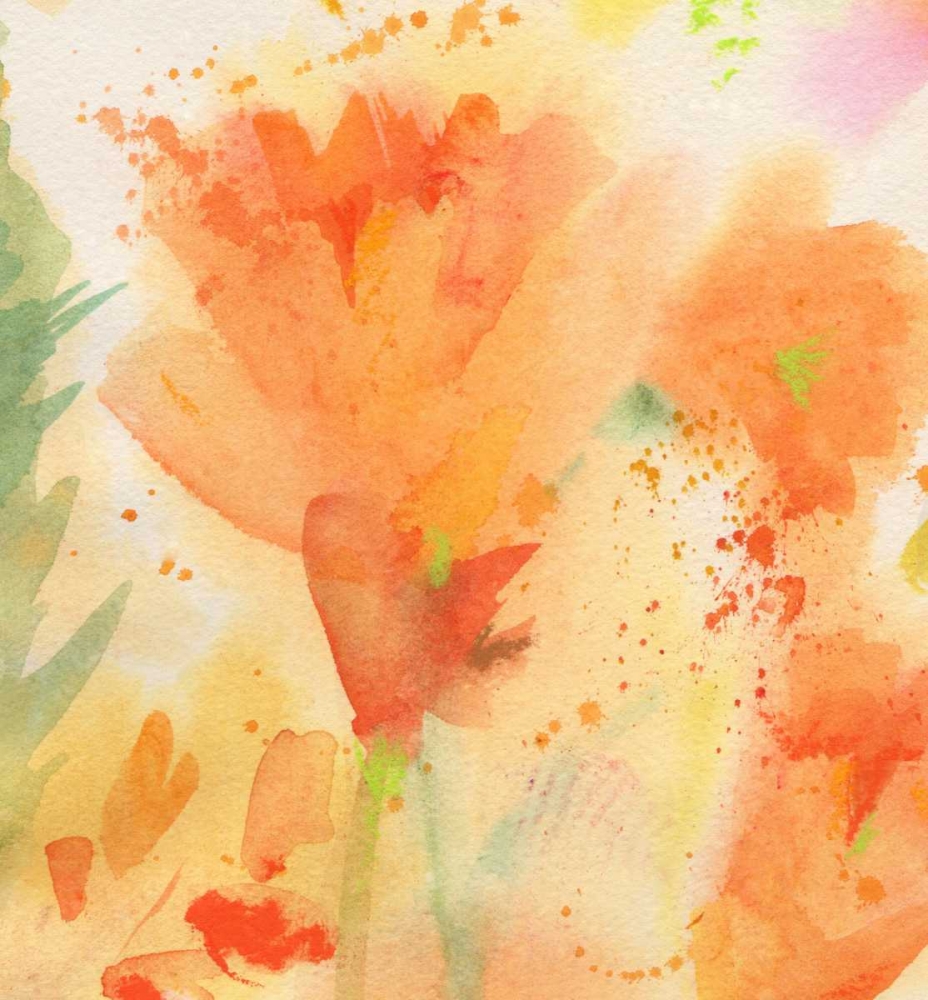 Windblown Poppies #2 art print by Sheila Golden for $57.95 CAD