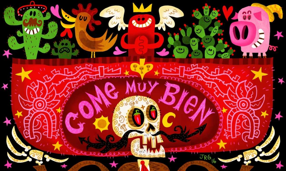Come Muy Bien art print by Jorge R. Gutierrez for $57.95 CAD