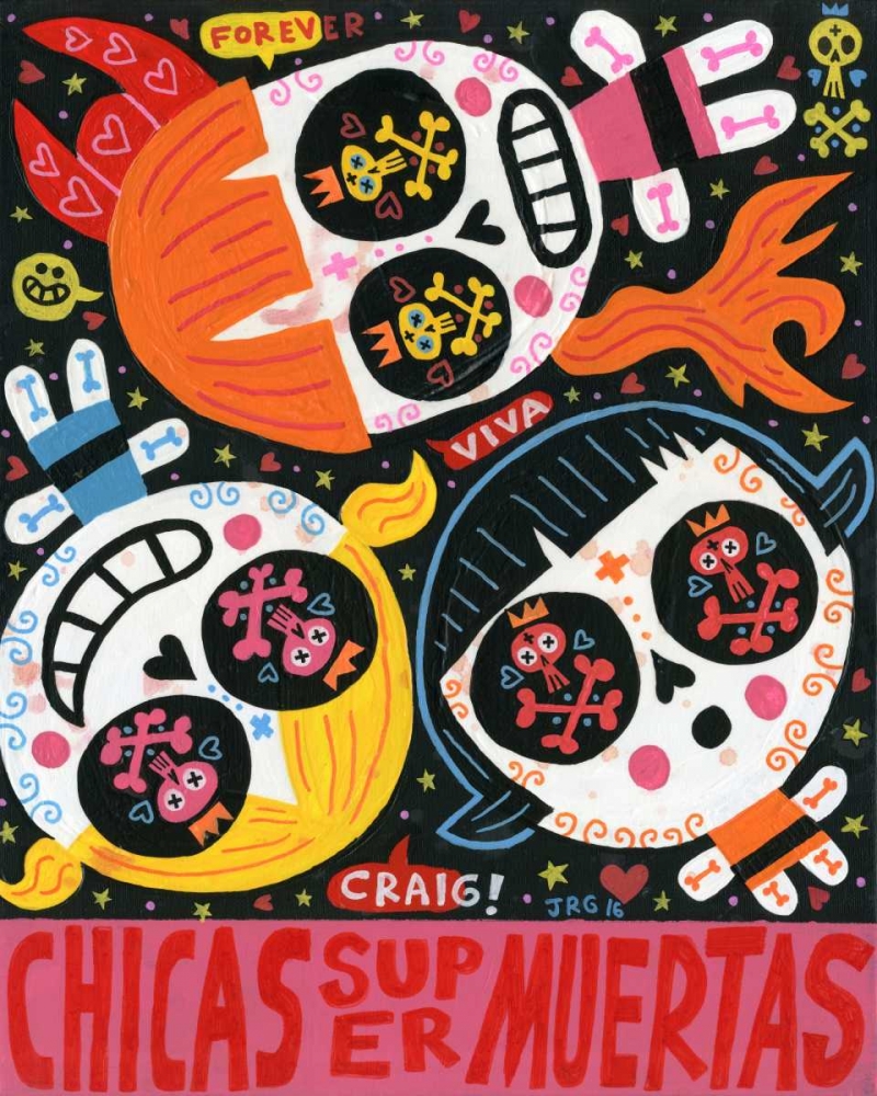 The Holy Trinity art print by Jorge R. Gutierrez for $57.95 CAD