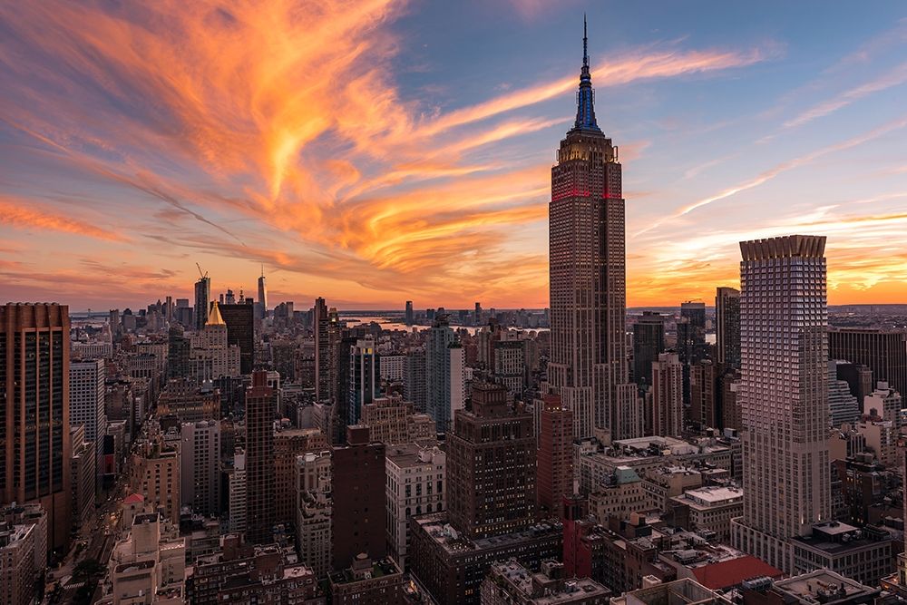 9-11 New York Sunset 2 art print by Bruce Getty for $57.95 CAD