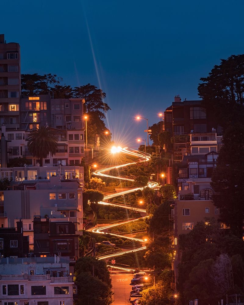 Lombard Street art print by Bruce Getty for $57.95 CAD