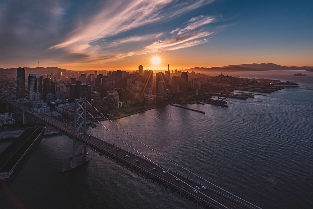 Sunset Explosion art print by Bruce Getty for $57.95 CAD