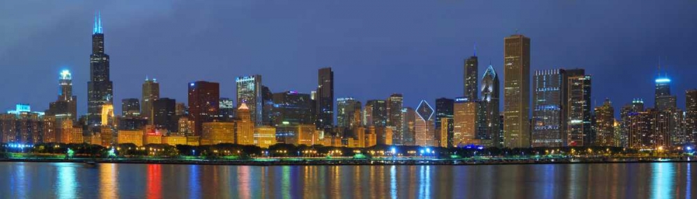 Chicago Skyline art print by Winthrope Hiers for $57.95 CAD