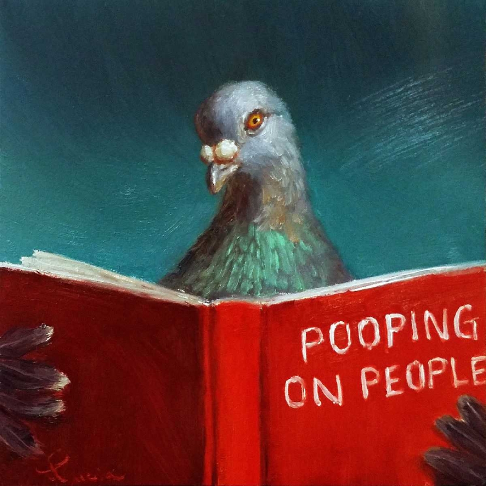 Pooping on People art print by Lucia Heffernan for $57.95 CAD