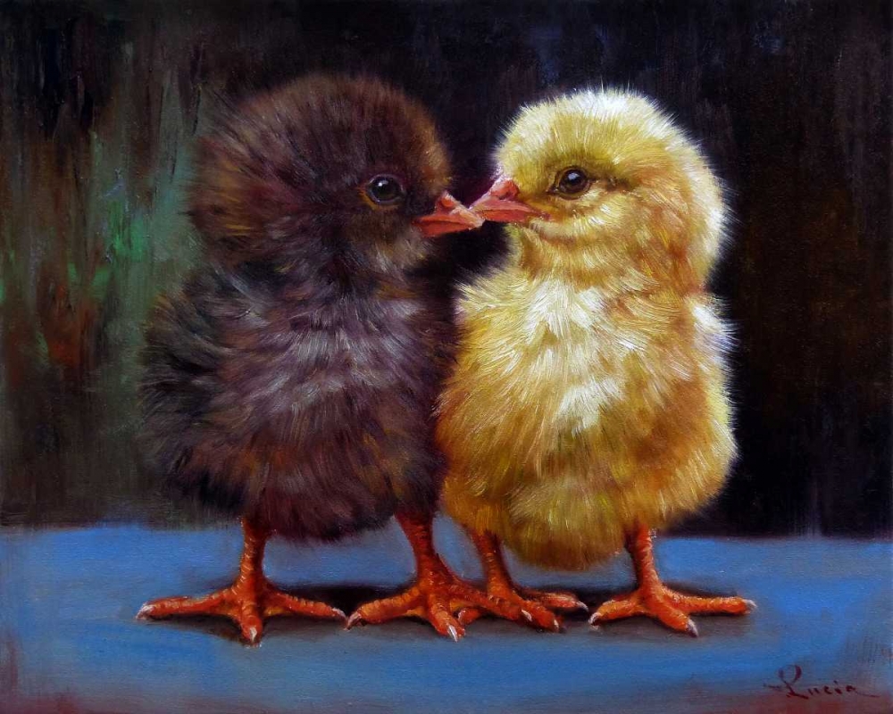 The Kiss art print by Lucia Heffernan for $57.95 CAD