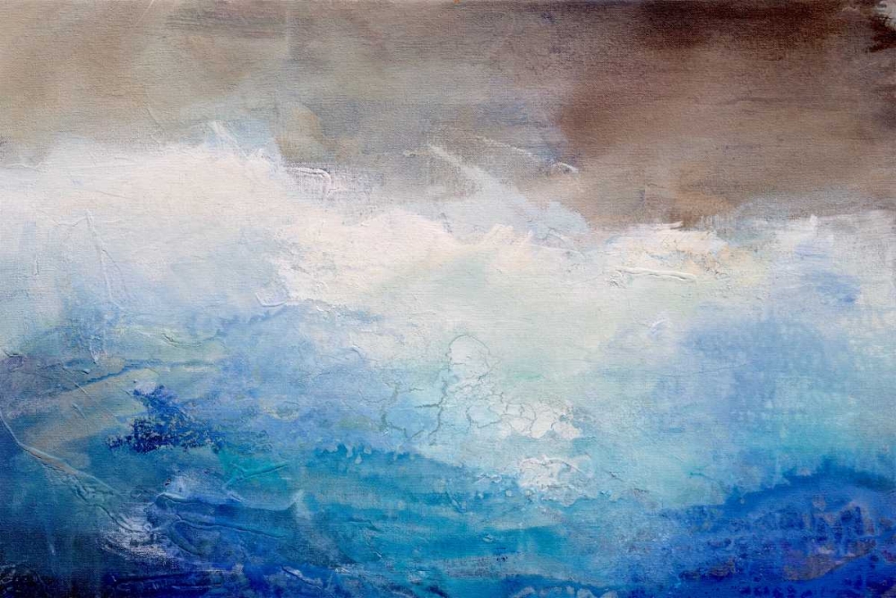 Ombre Blue art print by Karen Hale for $57.95 CAD