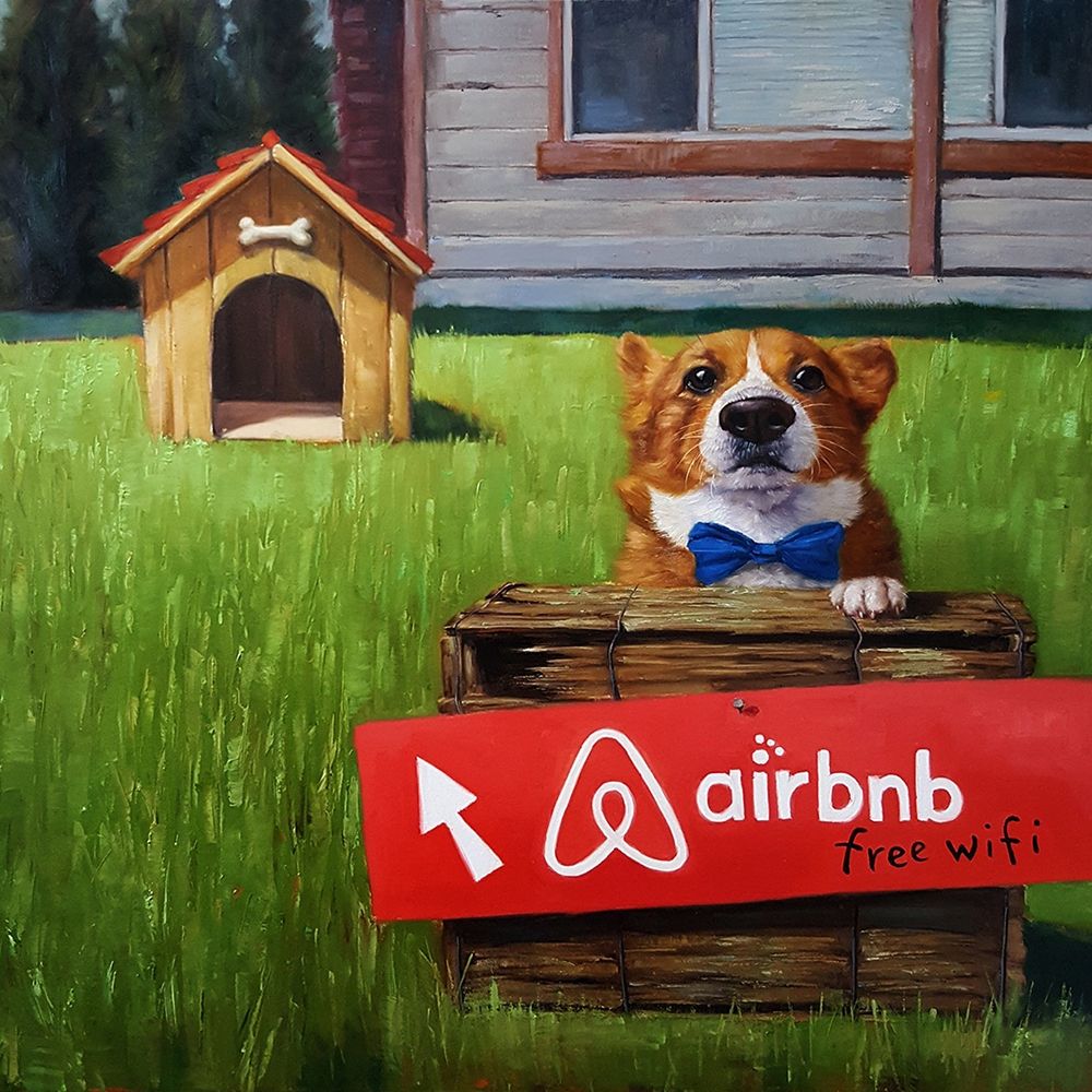 K9 BNB art print by Lucia Heffernan for $57.95 CAD