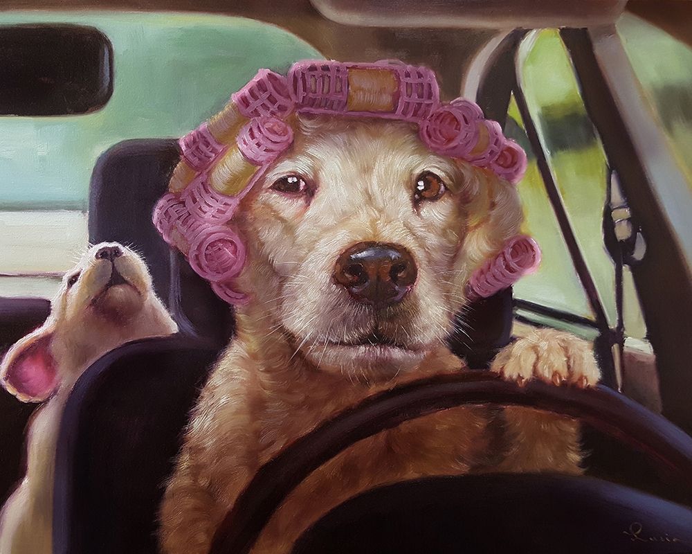 Mommy Chauffeur art print by Lucia Heffernan for $57.95 CAD