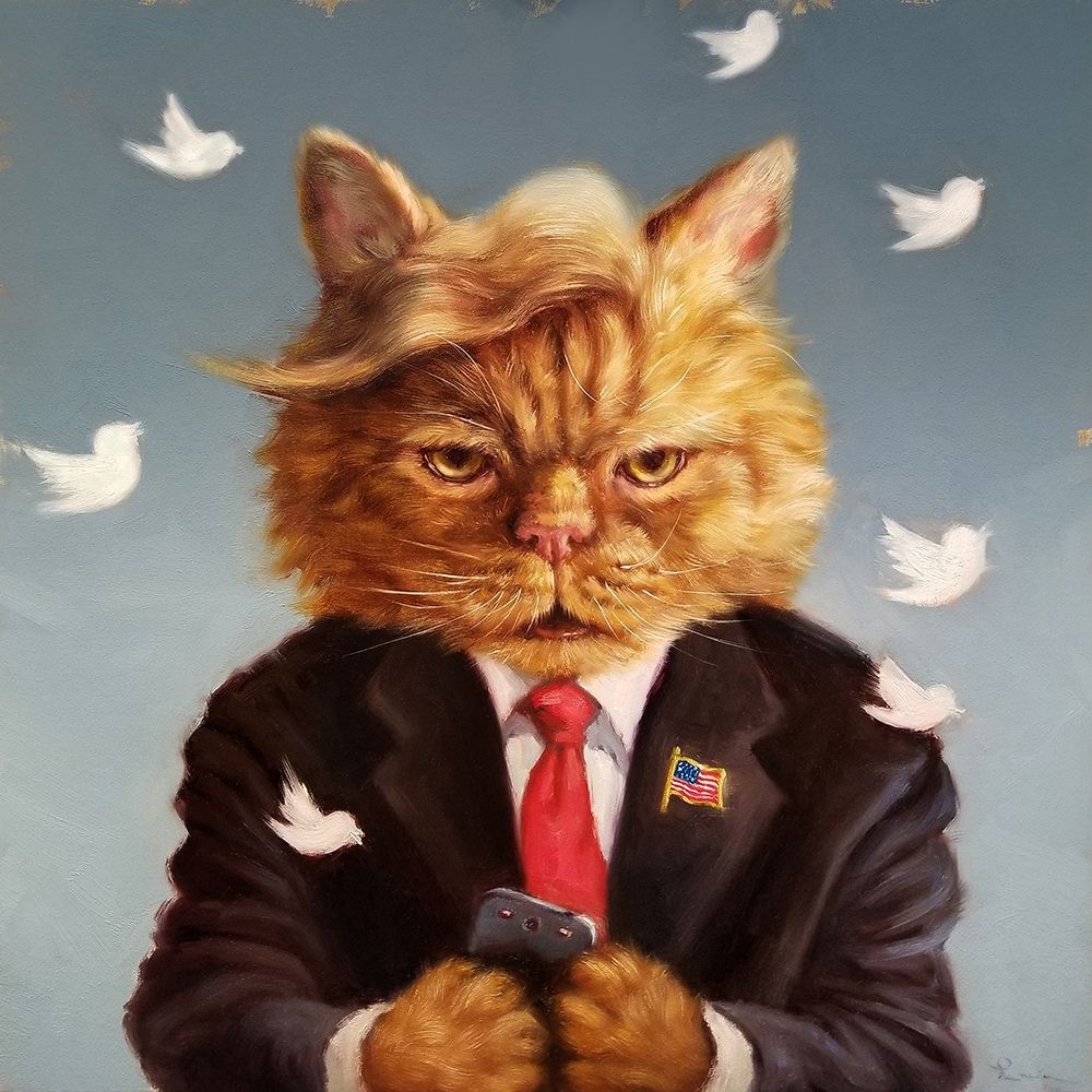 Catty Remarks art print by Lucia Heffernan for $57.95 CAD