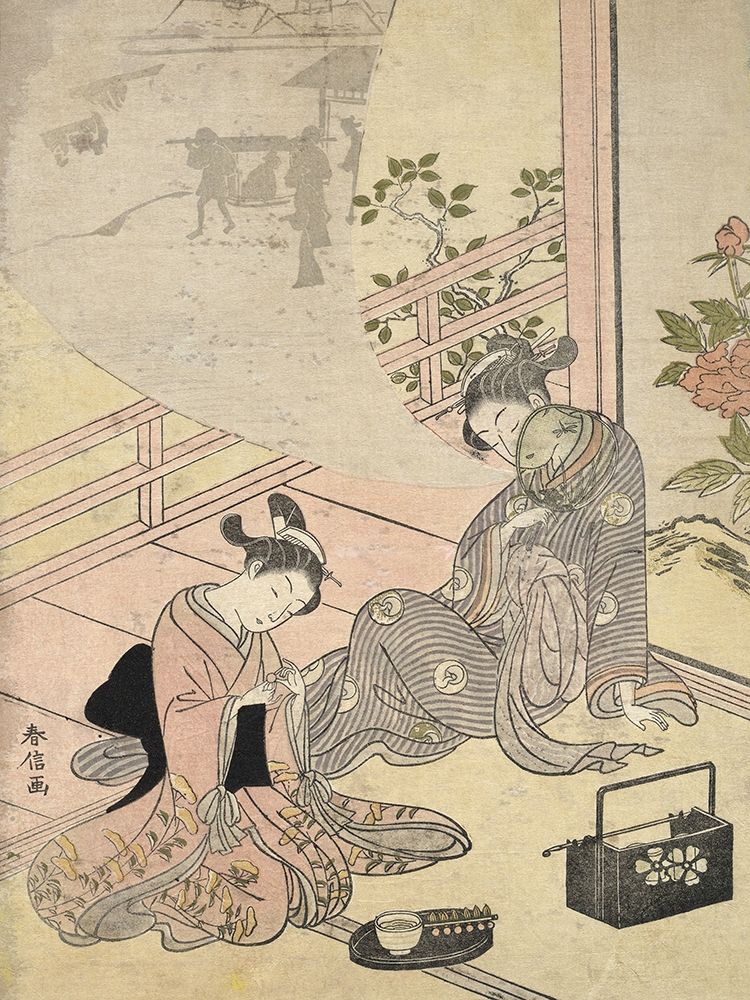 Cortesan Dreaming art print by Suzuki Harunobu for $57.95 CAD