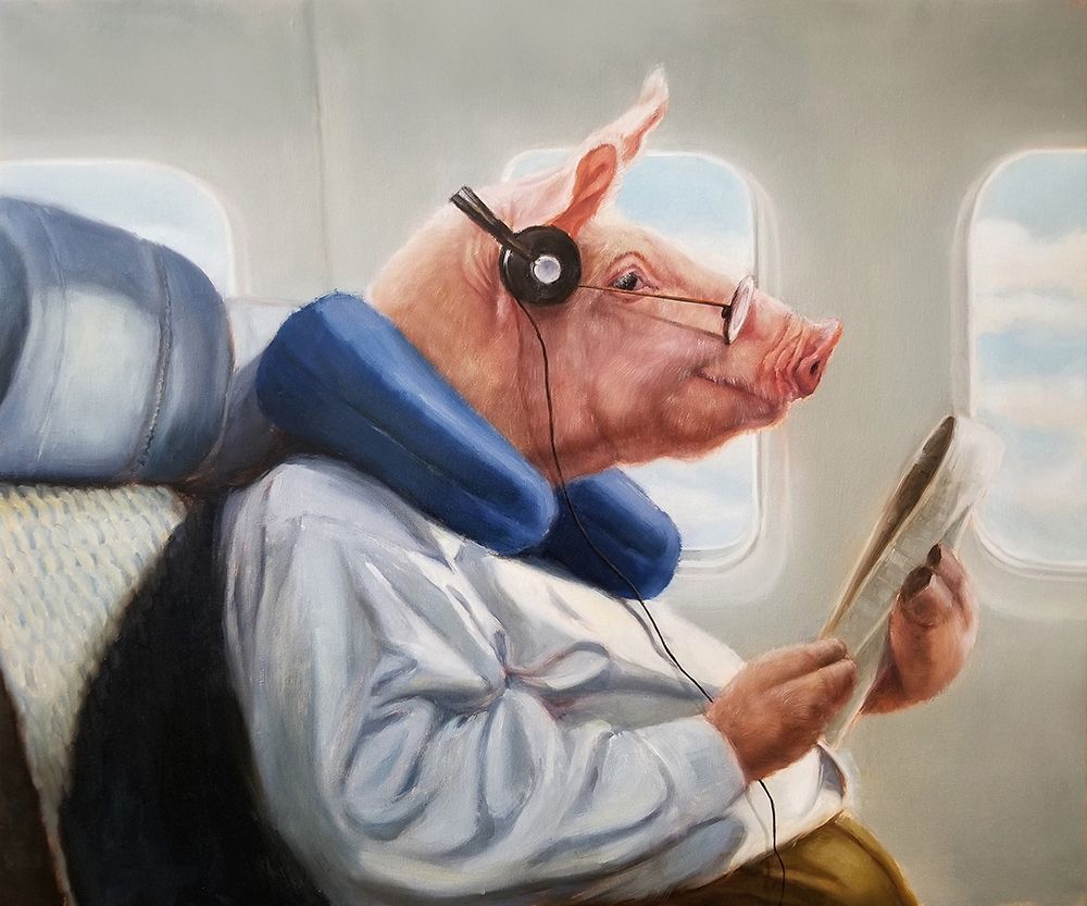 When Pigs Fly No. 2 by Lucia Heffernan