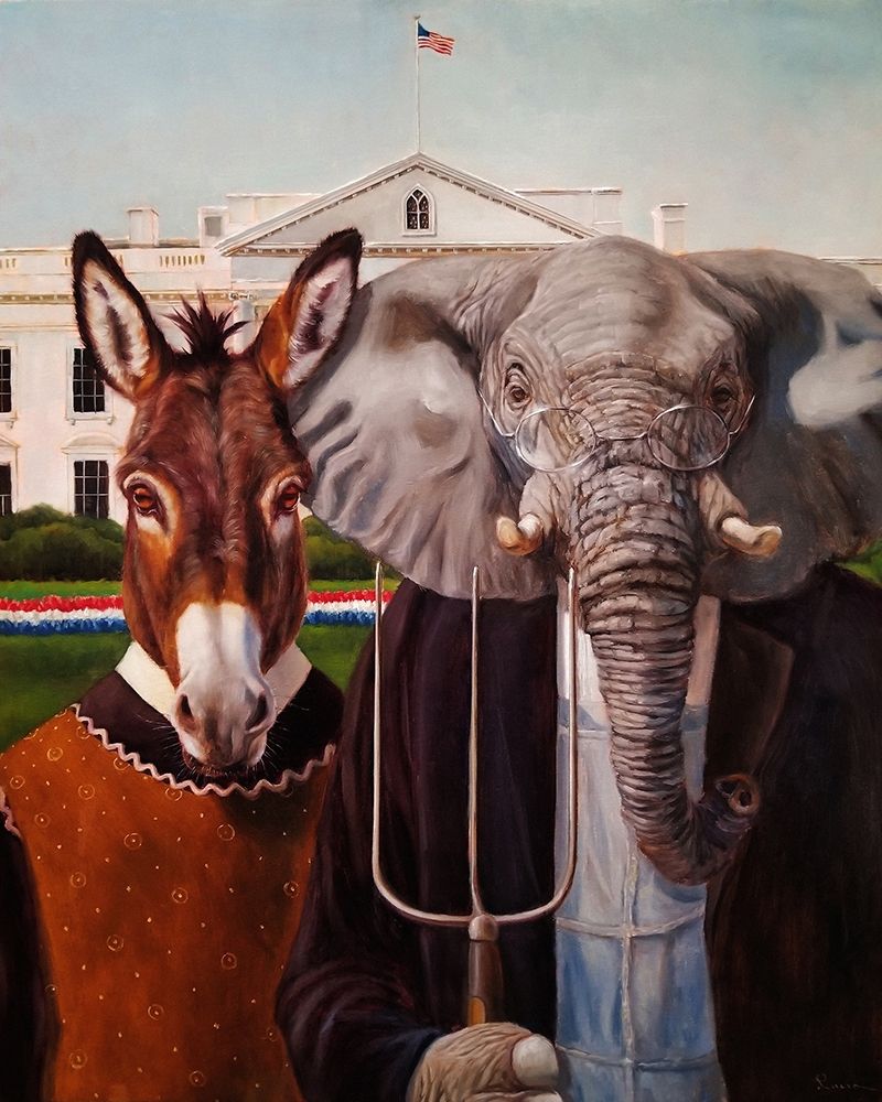 Washington Gothic art print by Lucia Heffernan for $57.95 CAD