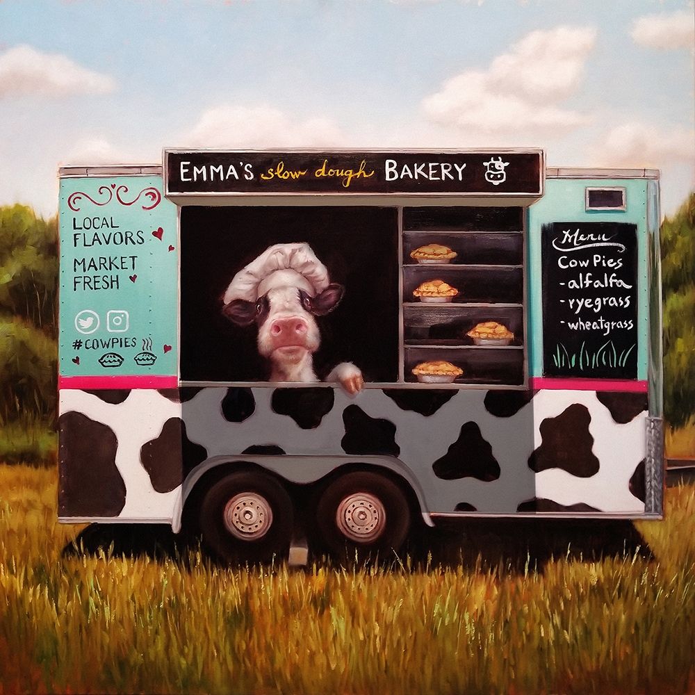 Cowpies art print by Lucia Heffernan for $57.95 CAD