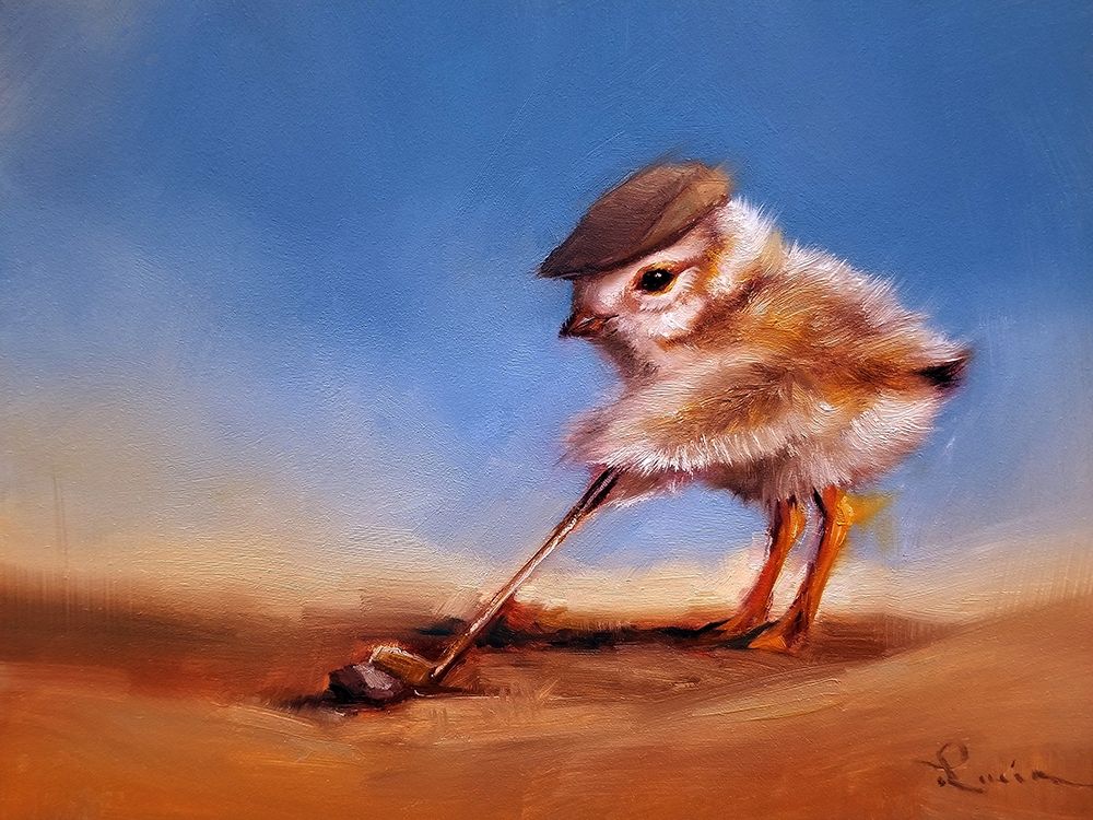 Birdie Shot art print by Lucia Heffernan for $57.95 CAD