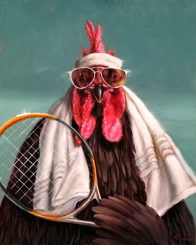 The Tennis Pro art print by Lucia Heffernan for $57.95 CAD