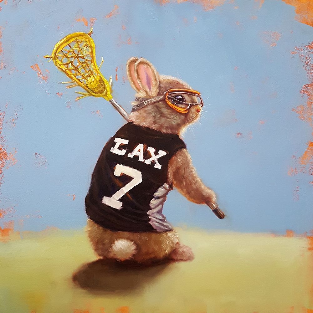 Lax Bunny art print by Lucia Heffernan for $57.95 CAD