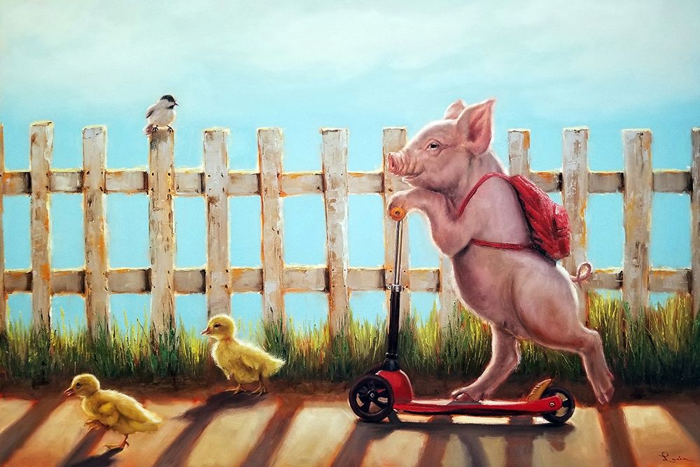 Summer Stroll art print by Lucia Heffernan for $57.95 CAD