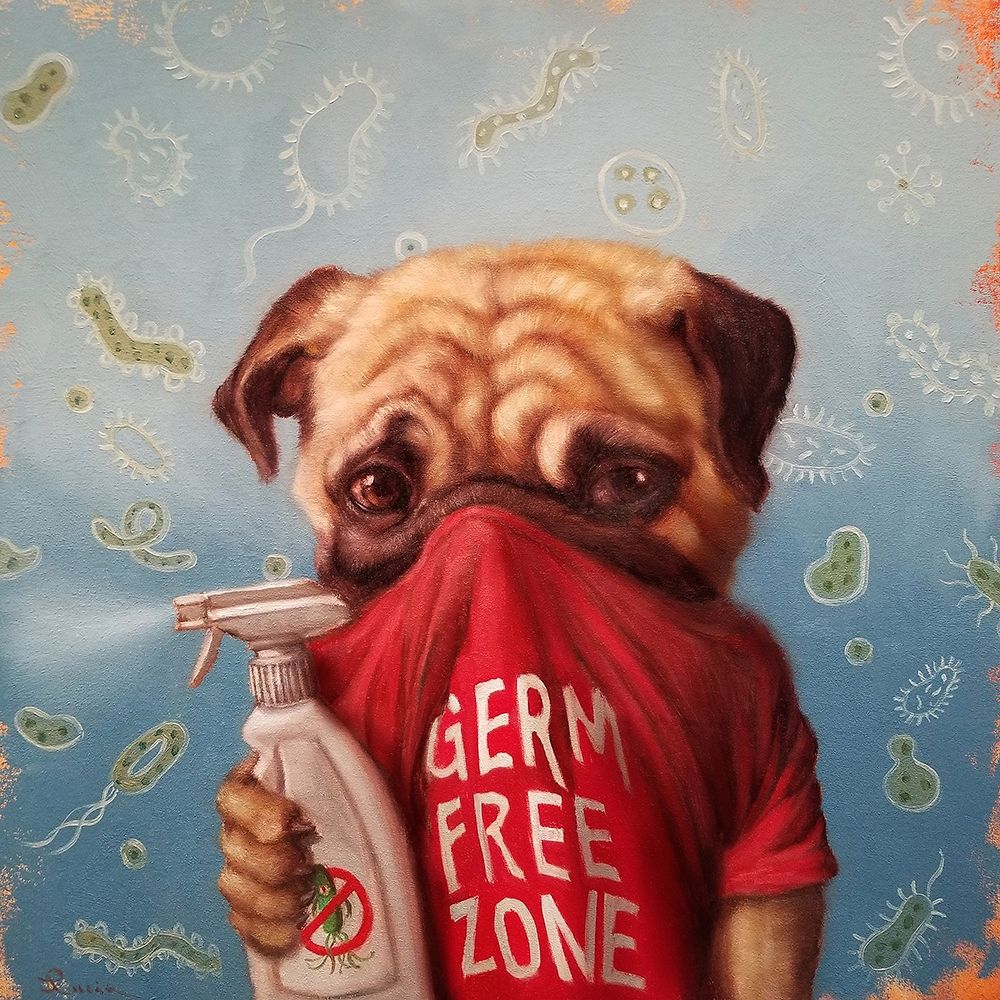 Germaphobic art print by Lucia Heffernan for $57.95 CAD