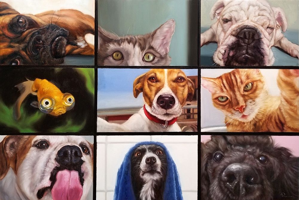 Animal Zoom art print by Lucia Heffernan for $57.95 CAD