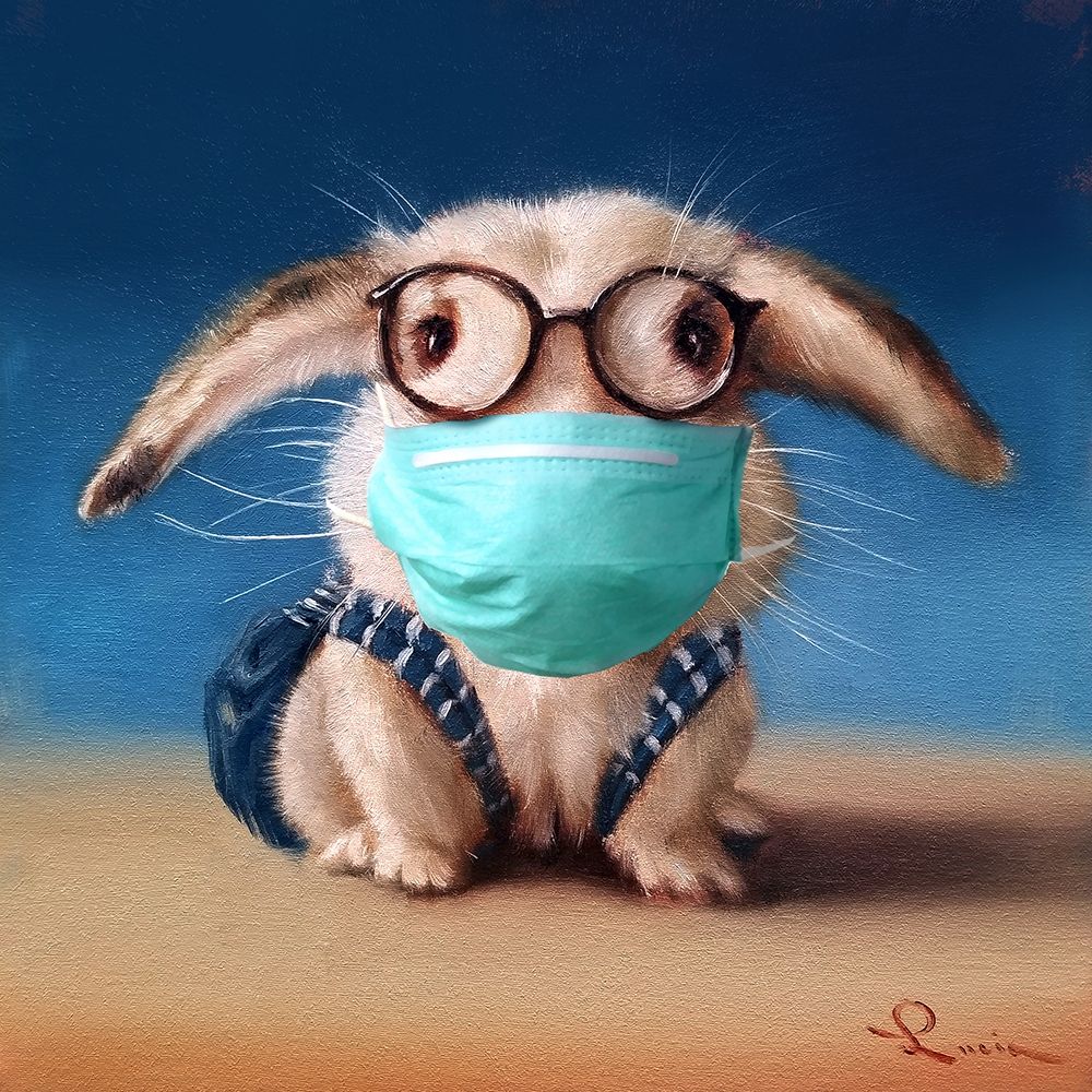Back To School - Mask art print by Lucia Heffernan for $57.95 CAD
