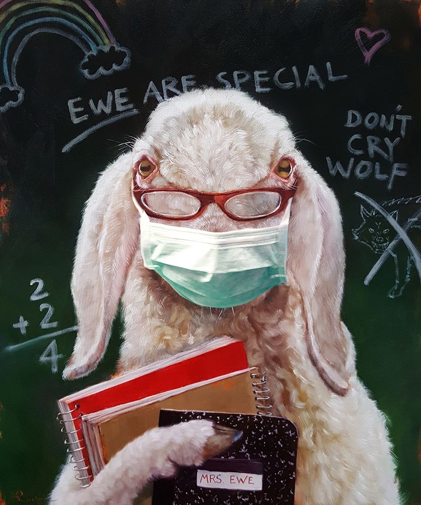 Back To School - Teacher art print by Lucia Heffernan for $57.95 CAD