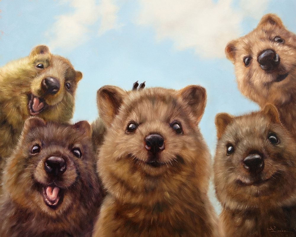 Selfie Down Under No. 2 art print by Lucia Heffernan for $57.95 CAD