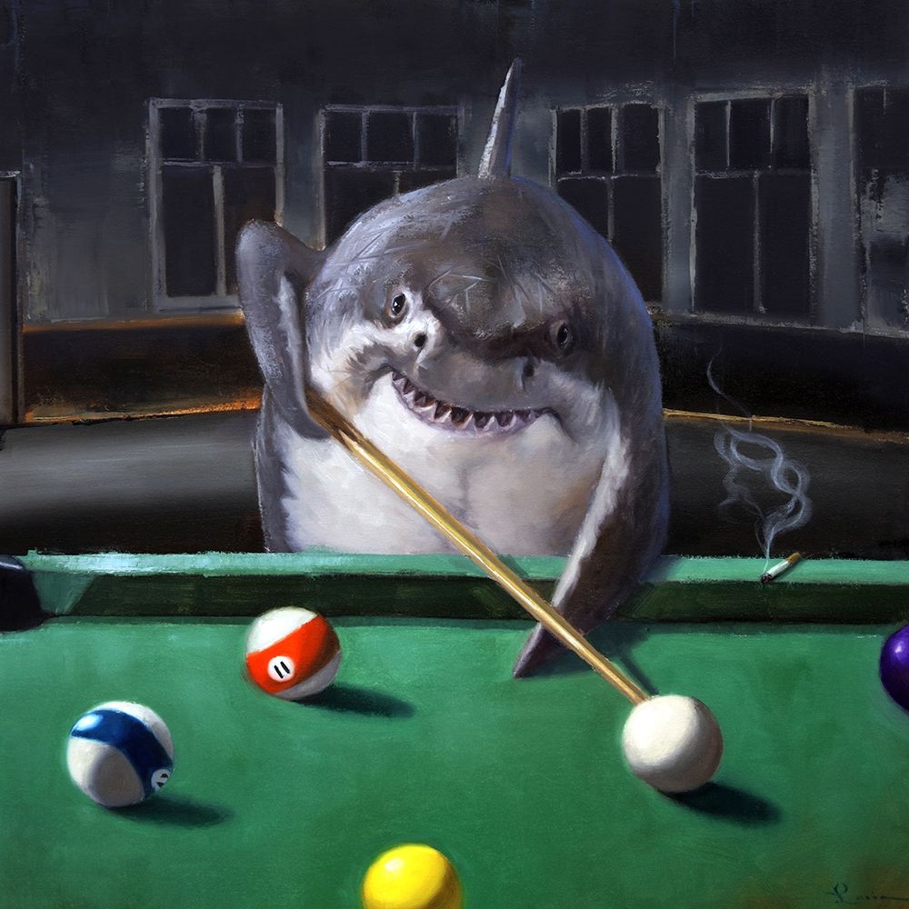 Pool Shark by Lucia Heffernan