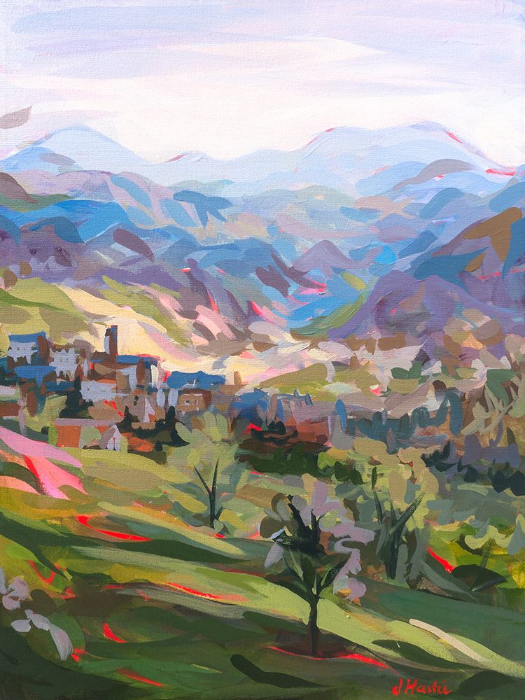 Italian Hillside art print by Joanne Hastie for $57.95 CAD