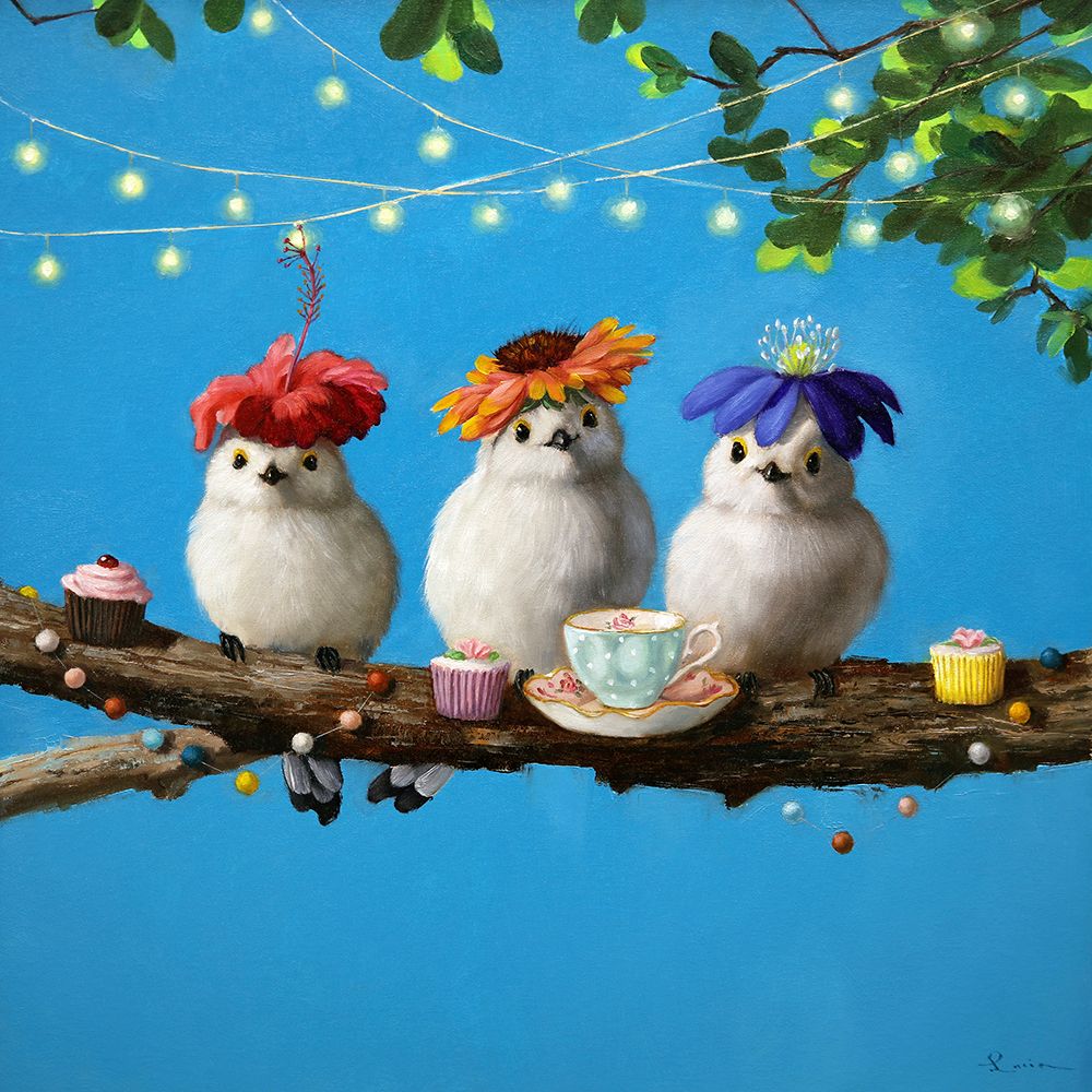 Garden Party art print by Lucia Heffernan for $57.95 CAD