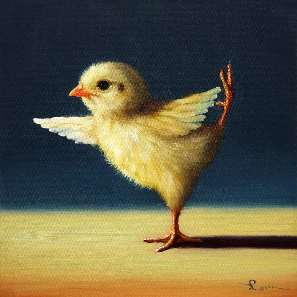Yoga Chick Dancer Pose art print by Lucia Heffernan for $57.95 CAD