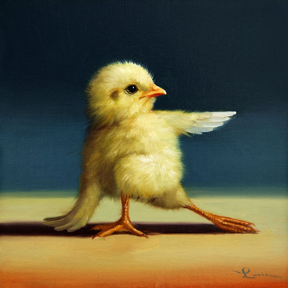 Yoga Chick Bend Knee art print by Lucia Heffernan for $57.95 CAD