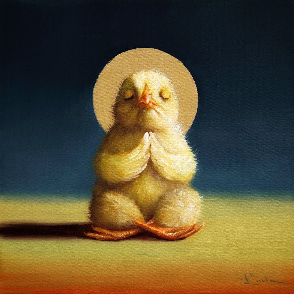 Yoga Chick Lotus art print by Lucia Heffernan for $57.95 CAD