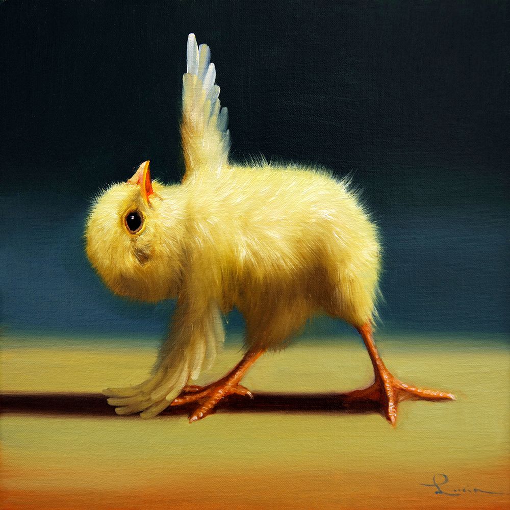 Yoga Chick Pyramid Pose art print by Lucia Heffernan for $57.95 CAD
