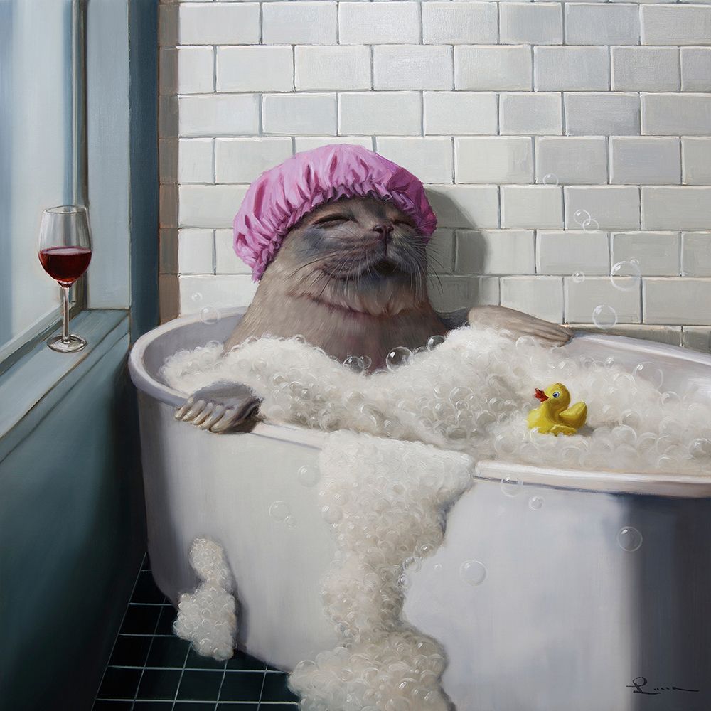 Bubble Bath art print by Lucia Heffernan for $57.95 CAD