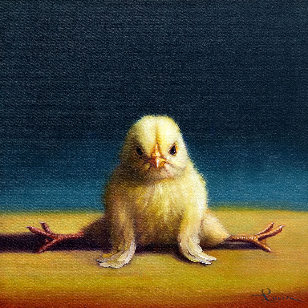 Yoga Chick Front Split art print by Lucia Heffernan for $57.95 CAD