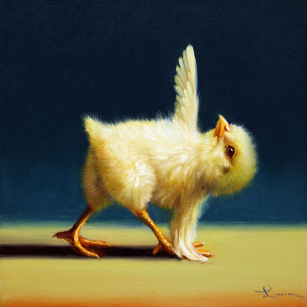 Yoga Chick Revolved Triangle art print by Lucia Heffernan for $57.95 CAD
